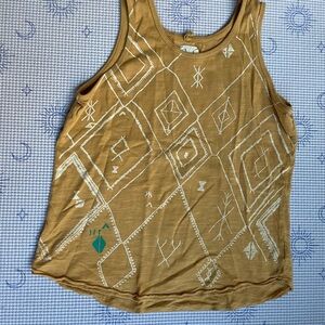 Nico Nico Geometric Tan Tank Top
